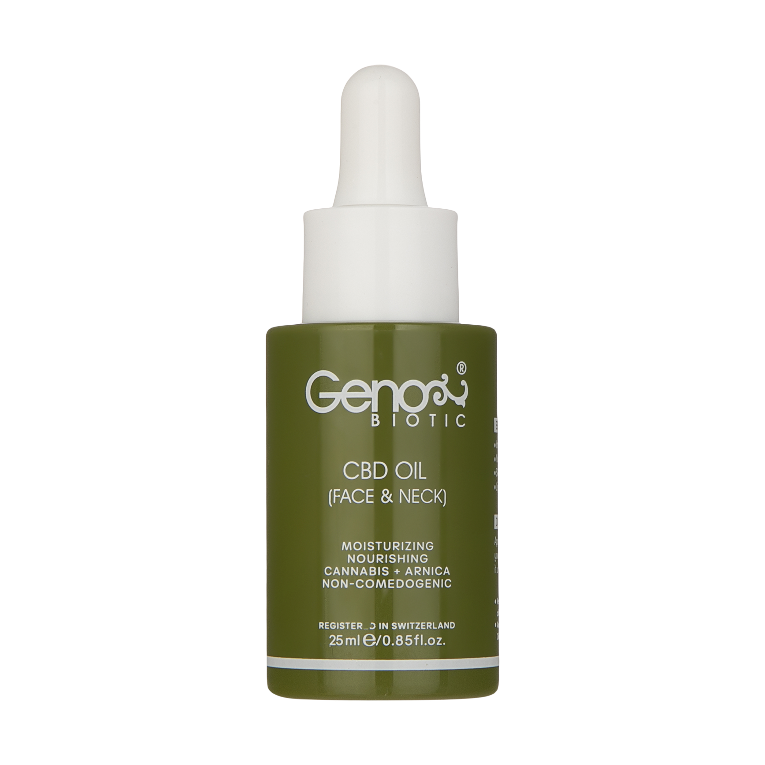 روغن صورت ژنوبایوتیک مدل cbd حجم 25 میلی لیتر